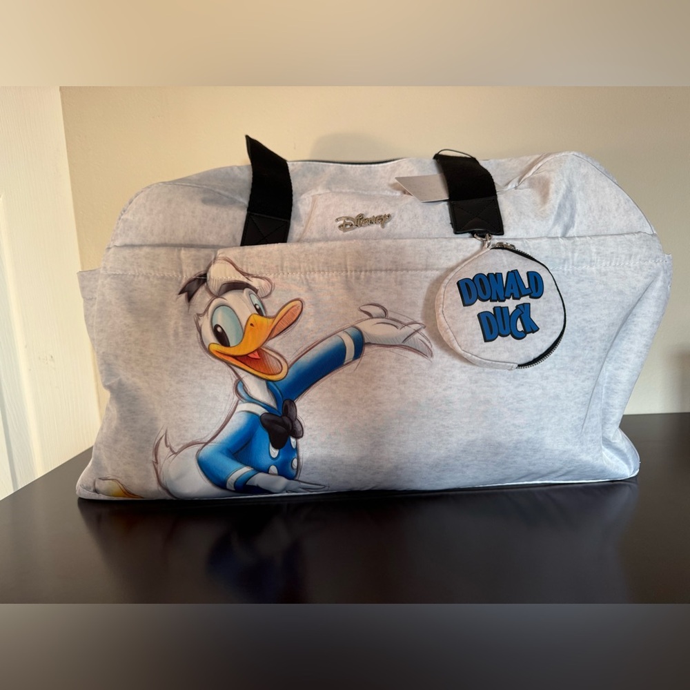 NWT! Disney Donald Duck Weekender/Travel Bag